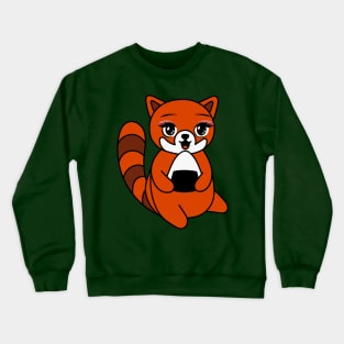 Red Panda Onigiri Crewneck Sweatshirt